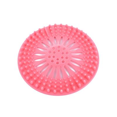 China Durable Durable Silicone Bathroom Sink Drain Hair Catcher Covers Easy To Install And Clean For Bathroom Tub Kitchen for sale