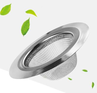 China Durable Durable Stainless Steel Bathroom Hair Stopper Kitchen Sink Strainer Basket Sink Strainer for sale