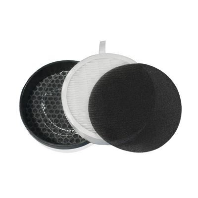 China Hotel high efficiency H13 medical grade cartridge replacement pleated hepa filter with LEVOIT LV-H132 small air filter for sale