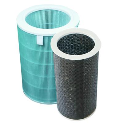 China Air filtration system customized hepa and activated carbon filter cartridge suitable for xiaomi air purifier filter for sale