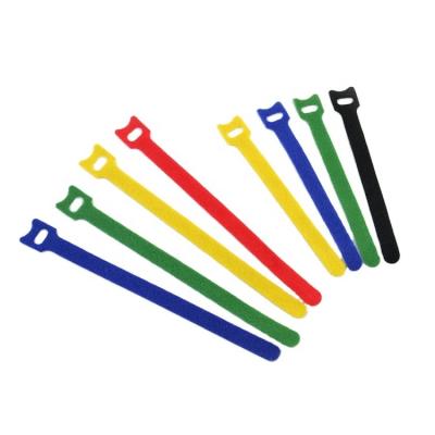 China Cable Hook loop wrap thin self-gripping reusable cable ties light duty tie for sale