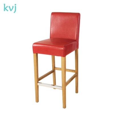 China New Design KVJ-7640 Modern Cheap Casino Chair High Back Bar Chair With PU Seat for sale