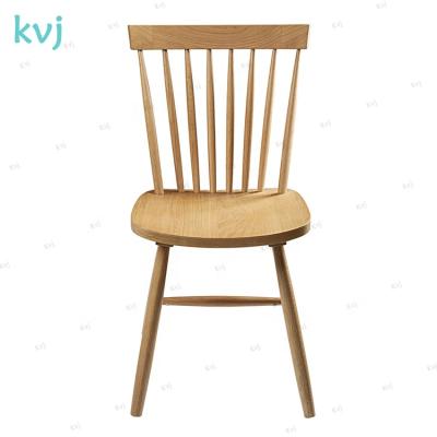 China KVJ-7801 nordic distressed wooden white windsor chair cooling for sale