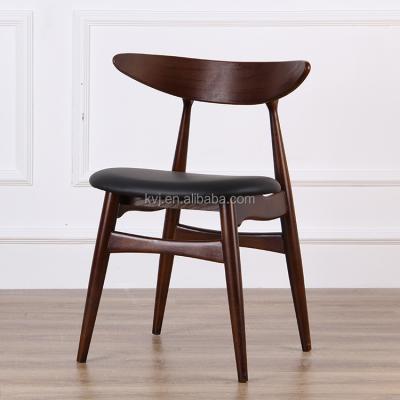 China Cooling solid wood dining chair Hans wegner chair KVJ-1274 for sale