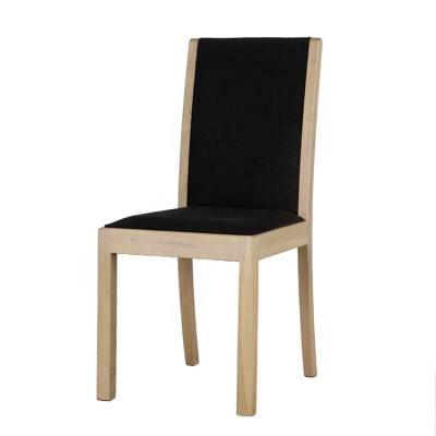 China Wholesale Modern Wood Frame KVJ-7123 Cooling Black Upholstery Dining Chair for sale