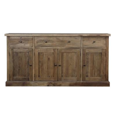 China KVJ-KEC2 Solid Wood Antique Reclaimed Elm Wood Cabinet with Doors for sale