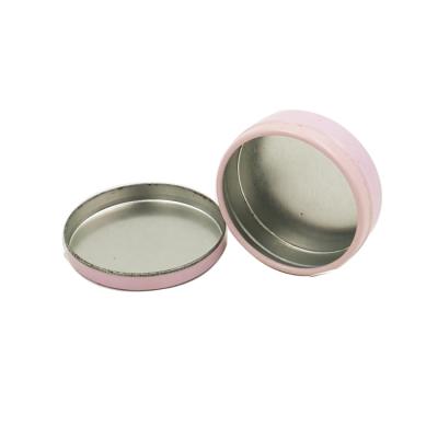 China Wholesale Cosmetic Small Round Lip Cream Tin Box, 2OZ Lip Balm Eyeshadow Aluminum Packaging Tin Cosmetic Jars for sale