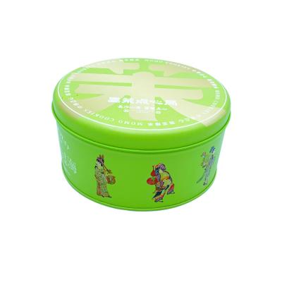 China Food tin can manufactures, food grade small empty silver press tin cans with stickers, empty storage tin cans for food packaging for sale