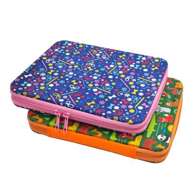 China Handmade customize ractangle tin box with zipper tinplate stationery box with zipper for kids for sale