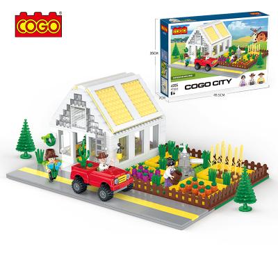 China Construction Toy COGO Girls Bricks DIY Toys Children Plastic Gift Garden Building Block Educational Set for sale