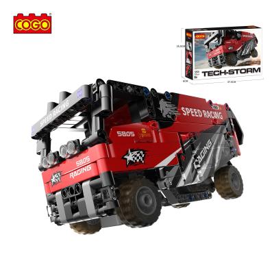 China Wholesale High Quality Construction Tecnologicos DIY Toy COGO 339 PCS Juguetes Made Truck Plastic Educational Building Block Toys Cars For Kids for sale