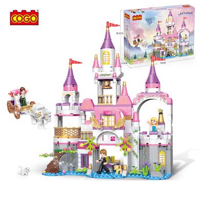 China Toy COGO 516PCS Girls Princess Castle House Building Block Set Toys Set For Children for sale