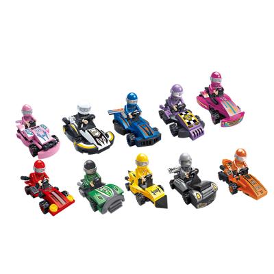 China Wholesale Multifunctional Racing Plastic Construction Toy COGO Building Block Car Toys For Children for sale