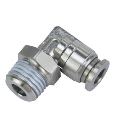 China SMC KQ2L04-M5,M5 Thread Rotary Push Type External Thread Elbow 4mm KQG2 for sale