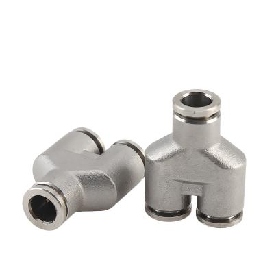 China SMC KQG2U04-00 U-Shaped Quick Connector Stainless Steel Pneumatic Fittings for sale