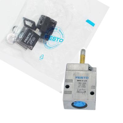 China Festo MFH-3-1/8 7802 Electrical Solenoid Valve AC220V Mechanical Spring Reset for sale