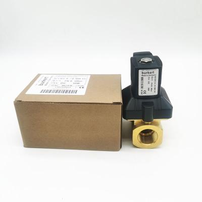 China Burkert 00221630 Solenoid Valve 24V DC Voltage Servo Coupled for sale