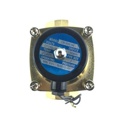 China Normally Closed 2W500-50 Solenoid Valve Water Vapor Control Switch 2 Inch Solenoid for sale