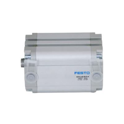 China ADVU-80-20-P-A Port Piston Air Cylinder with 0.12 MPa to 1 MPa Work Pressure for sale