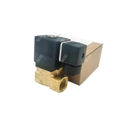 China 6014 D Normally Open 00126205 Burkert Solenoid Valve G1/4 2.5 Flow Hole DC24V 8W Brass Valve Body 32 * 46 0~6bar for sale