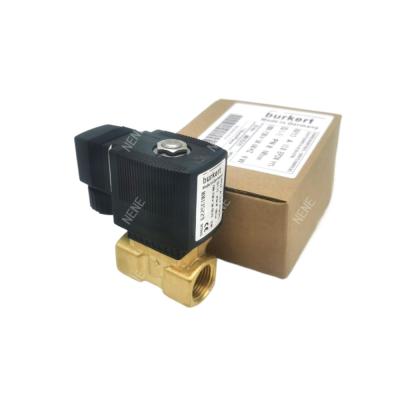 China 00126216 Solenoid Valve Burkert G1/8 1.5 Flow Hole DC24V 8W Stainless Steel Valve Body 6014 C Normally Closed for sale