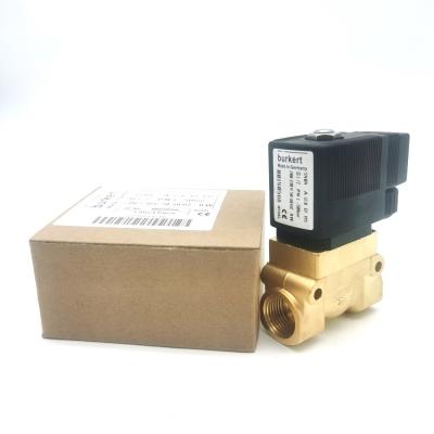 China Electromagnetic Valve 00126223 Burkert AC220V 8W Stainless Steel Valve Body 0~10bar 6014 C Normally Closed G1/8 2.0 Flow Hole for sale