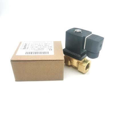 China 00126206 Burkert Solenoid Valve 6014 D Normally Open G1/4 2.5 Flow Hole AC24V 8W Brass Valve Body for sale