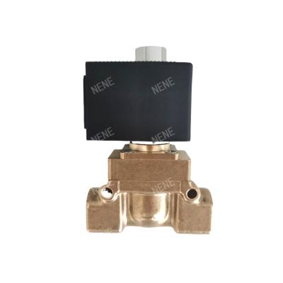 China electromagnetic valve 00126161 burkert 6014 D Direct Acting Bottom Plate Connection Normally Open 2.0 Flow Hole DC24V 8W Brass Valve Body 0~10bar for sale