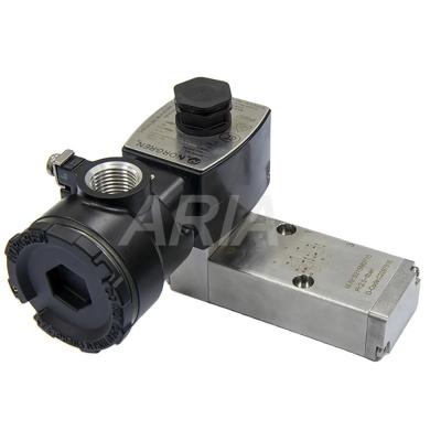 China Válvula de solenoide Norgren de acero inoxidable de alta presión para control de aire industrial de trabajo pesado a 2,5-8 bar en venta