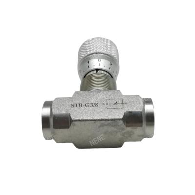 China STB-G1 Oil Cylinder Speed Control Valve Flow Control Valve Hydraulic Throttle Valve for sale