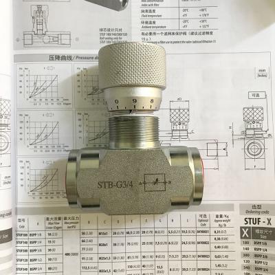 China Find the Perfect Hydraulic Control Valve for STB-G3/4 for sale