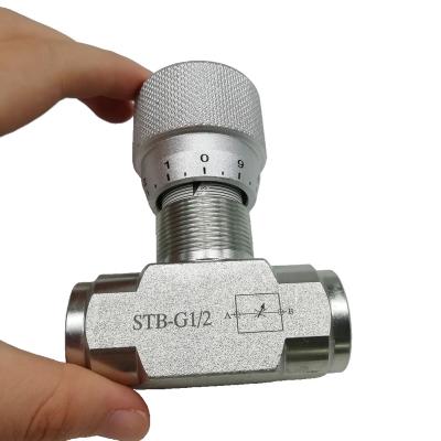 China Hydraulic Pressure Valve STB-G1/2 Filtration SAE Class 4 Or Better for sale