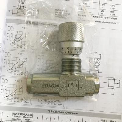 China STU-G3/4 STU-NTP3/4 6-inch precision flow control valve hydraulic throttle valve for sale