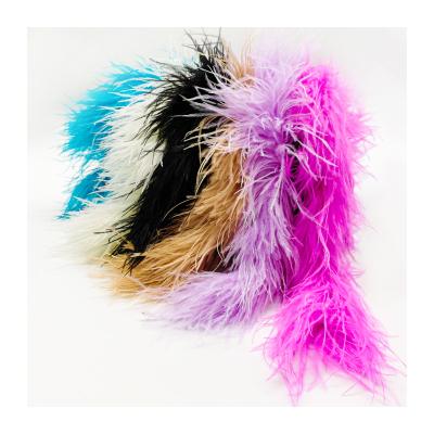 China Cheapest Party Event Decoration Ostrich Feather Trimming Fluffy For Party Festival Dyed Ostrich for sale