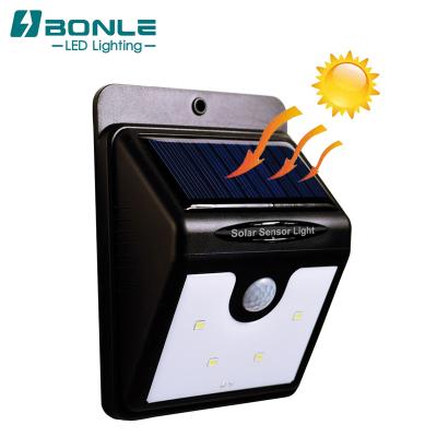 China Plastic Outside 1W Solar Battery Powered Outdoor Wall Light Powered Outdoor 1 Watt Led Light for sale