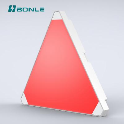 China Modern Game Decoration Triangle Lighting Back RGB Outdoor Mounted Rgbw Led Panel Lights for sale