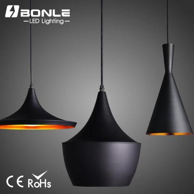 China Retro Hotel Chandelier Modern Black Lamp Aluminum Alloy Pendant Lighting for sale