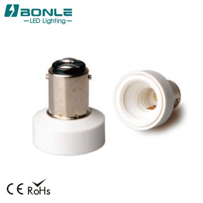 China Screw Factory Outlet Adapter Converter 2022 BA15D To E11 E12 E14 E17 E26 Lamp Holder for sale