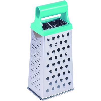 China Stainless Steel CLASSIC High Quality Multifunctional Vegetable Cheese Kitchen Box Manual Grater for sale