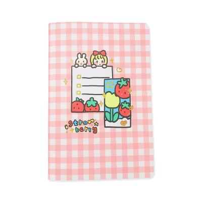 China Line Mini Newest Cartoon Soft A5 Student Cute Learning Stationery Cotton Rabbit Car Notebook for sale