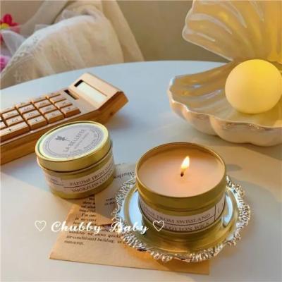 China Hot Selling Birthdays Hot Sale Aromatherapy Candles Tins 4oz 6oz Luxury Customized Scented Candles With Lids for sale