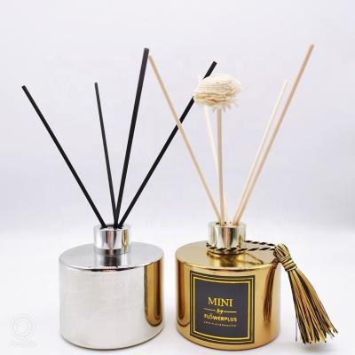 China 2021 New Design Reed Diffuser Bottles Home Scent Single Glass Perfume Recyclable Wholesale for sale