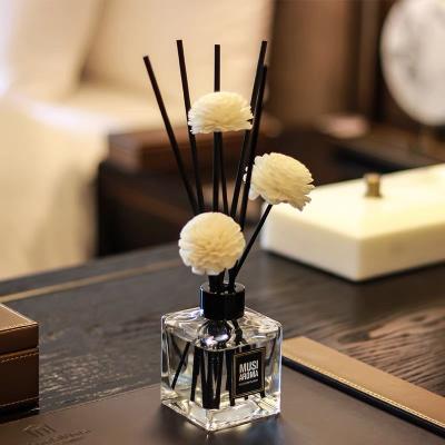 China Recyclable Most Popular Empty Reed Diffuser Bottles 200ml Bottle Glass Bottle Diffuser Reed Square Bottle for sale