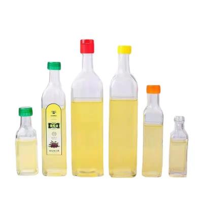 China Wholesale Antique Clear Green 250Ml Olive Oil Vinegar Bottle Tablecraft Oil Bottle Eco-friendly for sale