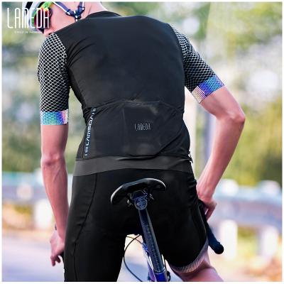 China New Design Breathable High Quality Breathable Men's Custom Drop Shipping Anti-sweat Summer LAMEDA Cycling Clothing for sale