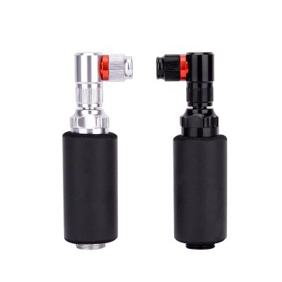 China Aluminum / Alloy BIKE MACHINE No CO2 Inflator With Quick Easy Cartridge Storage Canister For Road Mountain Bikes Bike Tire Pump for sale