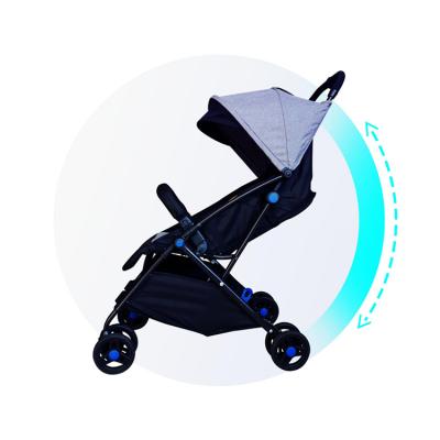 China New Well-designed Girl's Steel Prams 3 in 1 Baby Deluxe Pram Carriage Born Walker for sale