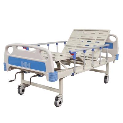 China High Quality Crank Hospital Metal Care 2 Medical Beds are offered for sale to patients for sale