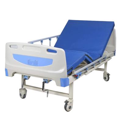 China 2 Crank Two Functions Wholesale 2 Functions Standard Adjustable Manual Hospital Bed for sale