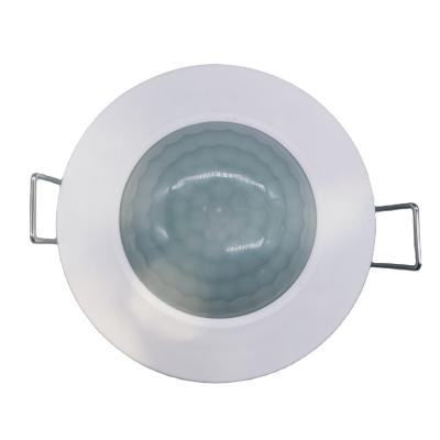 China Auto Infrared PIR Motion Sensor Switch Light Switch 360 Degree Recessed with Time Delay for Ceiling Use for Hallway Bathroom, Warehouse for sale